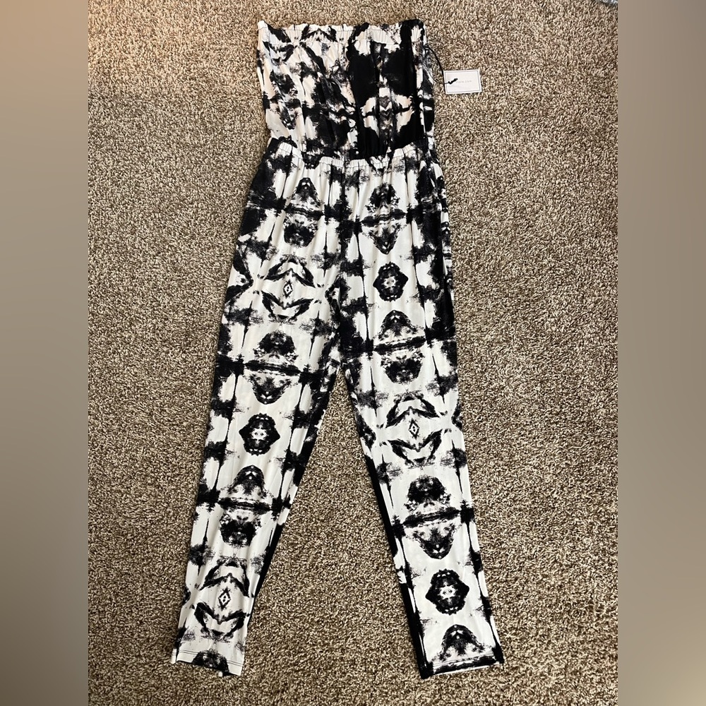 1. State- Strapless Jumpsuit, Size Small